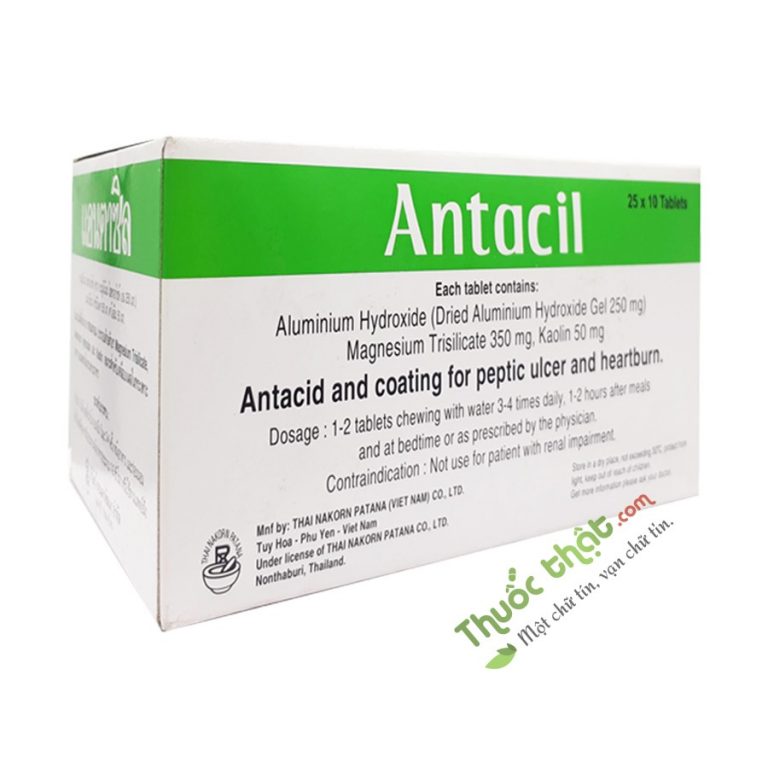 Thuốc Antacil - Trung Hòa Acid Dịch Vị