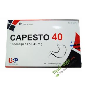 Thuốc Capesto 40mg - Điều trị trào ngược dạ dày thực quản, loét tá tràng