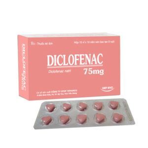 Diclofenac 75mg Hộp 100 Viên - Thuốc Điều Trị Viêm Khớp