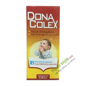 Donacolex Thực phẩm chức năng 120Ml - Tăng sức đề kháng cho trẻ