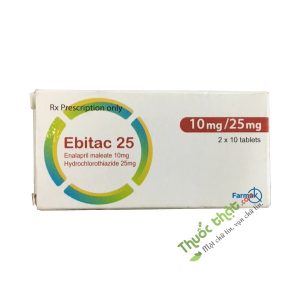 Thuốc Ebitac 25 - Điều trị tăng huyết áp