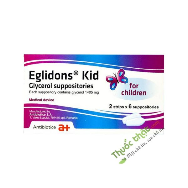 Viên đặt trực tràng Eglidons kid