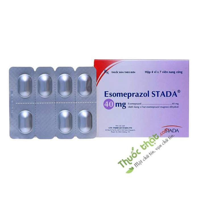 Thuốc Esomeprazol 40Mg Stada - Điều Trị Trào Ngược Dạ Dày Thực Quản