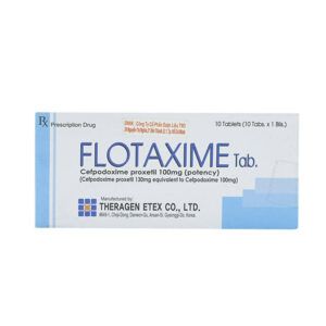 Flotaxime tabs 100mg - thuốc điều trị nhiễm khuẩn
