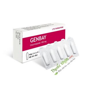 Genbay - Hộp 6 viên - Điều trị nấm âm đạo, viêm âm đạo