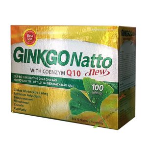 Ginkgo Natto New With Coenzym Q10 - Bổ não, tăng cường tuần hoàn máu não