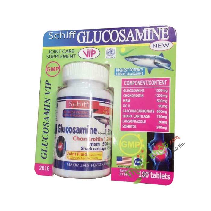 Glucosamine schiff có thích hợp để điều trị và phòng các bệnh liên quan đến xương khớp nào?
