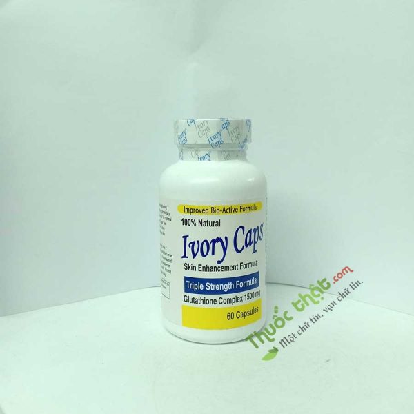 Ivory Caps Ivory Caps - Viên Uống Trắng Da - Lọ 60 Viên