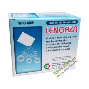 Thuốc bột pha hỗn dịch uống Lengaza - Bổ sung lợi khuẩn