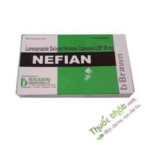 Nefian - Hộp 30 viên - Thuốc điều trị viêm loét dạ dày, tá tràng
