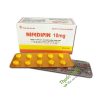 Thuốc Nifedipin 10mg - Thuốc chống tăng huyết áp đau thắt ngực