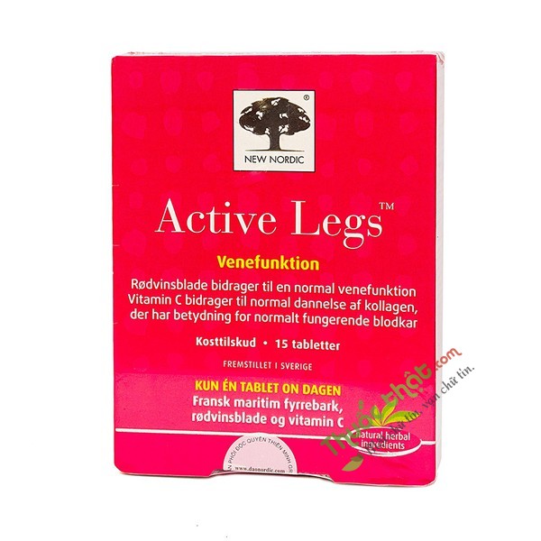 New Nordic Active Legs 15 Viên - Viên Uống Hỗ Trợ Điều Trị Giãn Tĩnh Mạch