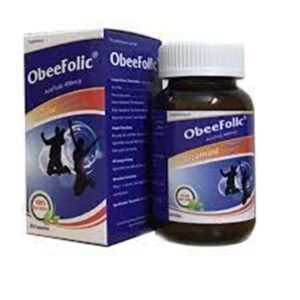 Obee folic - Hộp 1 lọ x 30 viên