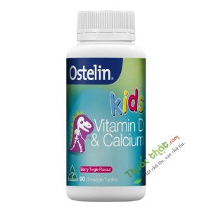 Ostelin Calcium & Vitamin D Kids Viên nhai 90 Viên