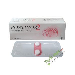 Postinor 2 - Hộp 2viên - Thuốc ngừa thai khẩn cấp