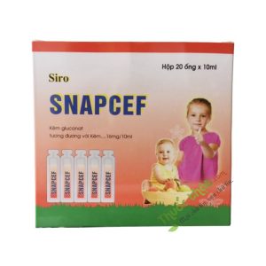 Siro Snapcef - Bổ sung kẽm