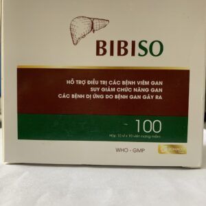 Bibiso - Hộp 100 Viên - Hỗ Trợ Điều Trị Bệnh Viêm Gan