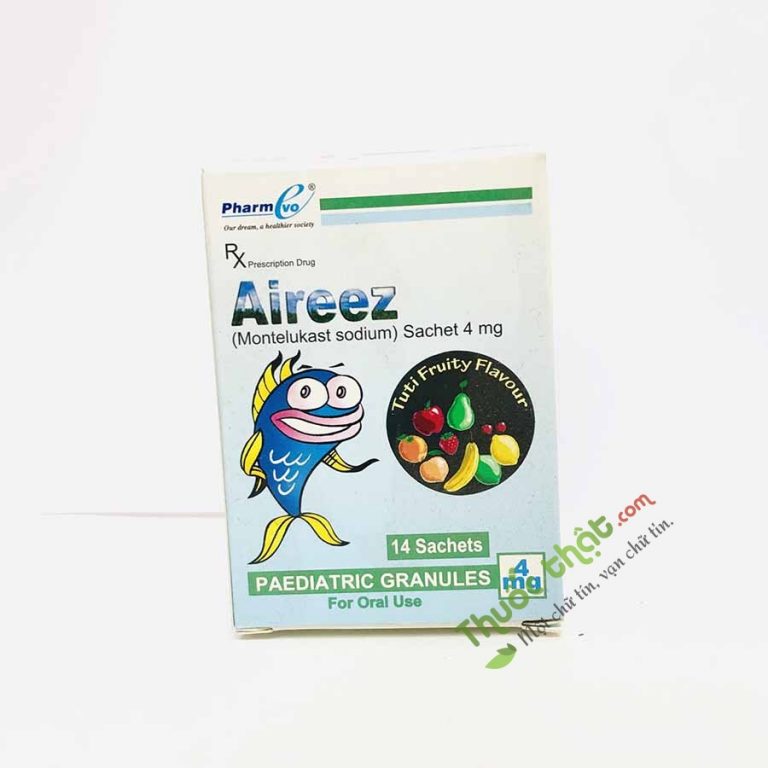 THUỐC AIREEZ 4 MG Điều Trị Hen Phế Quản, Viêm Mũi Dị ứng