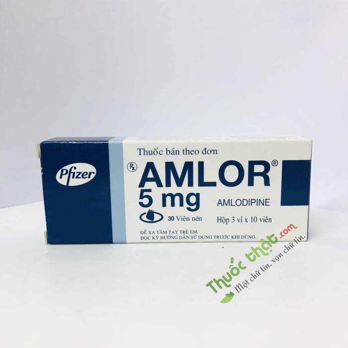 THUỐC AMLOR 5 mg