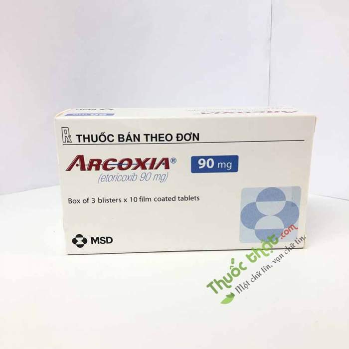 Arcoxia 90mg(3viU*10v)