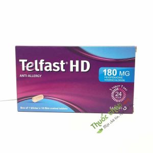 Thuốc Telfast HD 180mg - Trị Chứng Hắt Hơi Chảy Nước Mũi