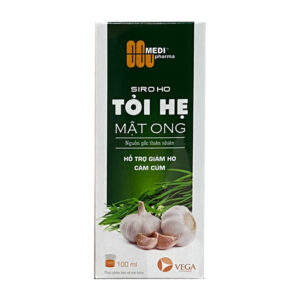 Siro ho tỏi hẹ mật ong chai 100ml - Hỗ trợ giảm ho, cảm cúm