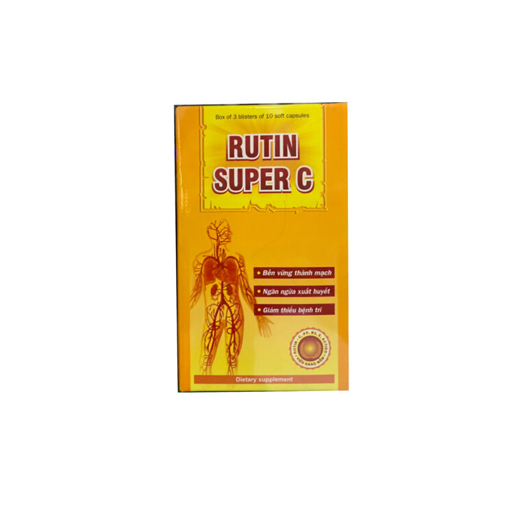 Rutin Super C có tác dụng giúp giảm xơ cứng mạch máu và huyết áp cao không?
