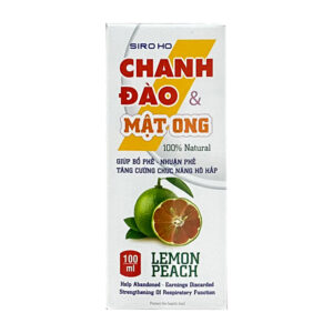 Siro ho Chanh đào & Mật ong chai 100ml