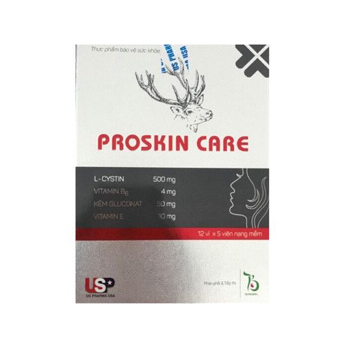 Proskin Care - Hộp 60 Viên - Viên Uống đẹp Da, Ngăn Ngừa Lão Hoá