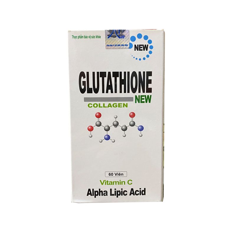 Glutathione collagen hộp 60 viên - Hỗ trợ chống oxy hóa