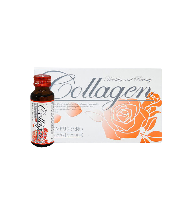 Collagen Drink hộp 10 chai - Giúp chống nhăn da, khô da, hỗ trợ làm đẹp da