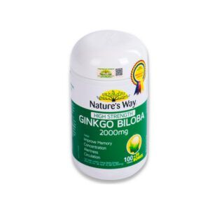 Ginkgo Biloba 2000mg Nature Way Lọ 120 Viên - Tăng Cường Trí Nhớ