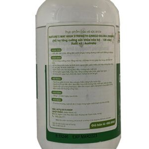 Ginkgo Biloba 2000mg Nature Way Lọ 120 Viên - Thành phần Công Dụng