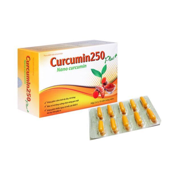 Curcumin 250 Plus hộp 30 viên