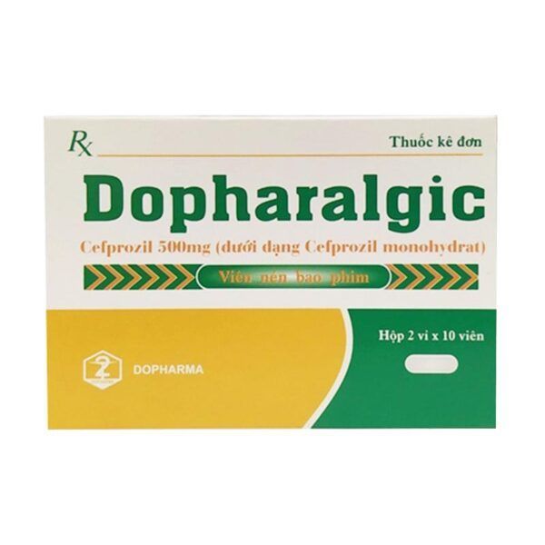 Dopharalgic 500mg Hộp 20 Viên - Điều Trị Nhiễm Khuẩn