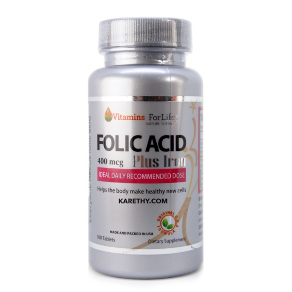 Folic Acid Plus Iron Bổ Sung Sắt Và Acid Folic 100 Viên