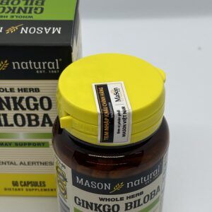 Ginkgo Biloba Mason Hộp 60 Viên - Hỗ Trợ Sức Khỏe Não Bộ