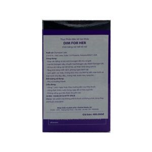 DIM For Her Lọ 30 Viên - Thành phần công dụng