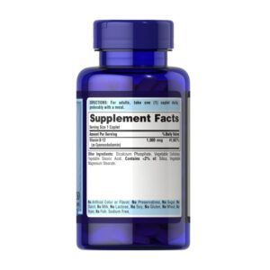 Puritan's Pride B12 1000mcg Lọ 100 Viên - Thành Phần