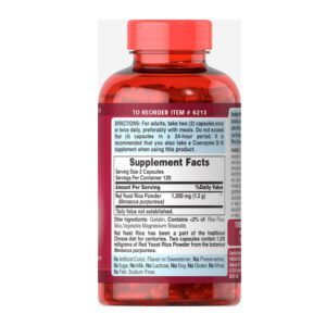 Red Yeast Rice 600mg Lọ 60 viên - Viên Uống Giảm Cholesterol