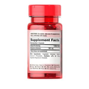 Raspberry Ketones 100 Lọ 60 Viên - Viên Uống Hỗ Trợ Giảm Cân