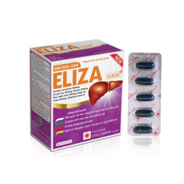 Giải Độc Gan Eliza Hộp 50 Viên - Giải Độc Và Bảo Vệ Gan