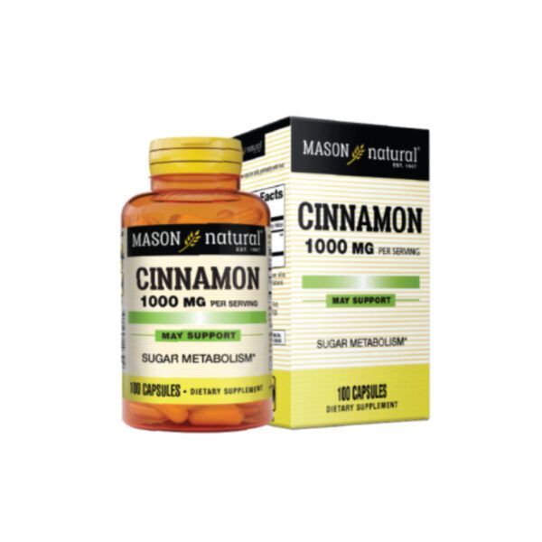 Cinnamon 1000mg Hôp 100 Viên - Hỗ Trợ Ổn Định Đường Huyết