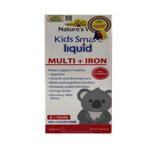 Kids Smart Multi Iron Liquid Lọ 200ml - Bổ Sung Sắt, Vi Chất