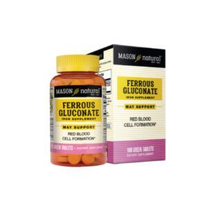Ferrous Gluconate  Hộp 100 Viên – Bổ Máu, Sinh Hồng Cầu