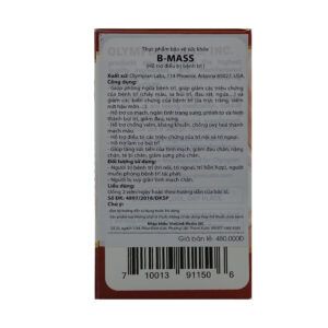 B Mass Hộp 30 Viên – Hỗ Trợ Điều Trị Bệnh Trĩ