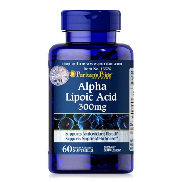 Alpha Lipoic Acid 300mg Lọ 60 Viên - Trẻ Hóa Da