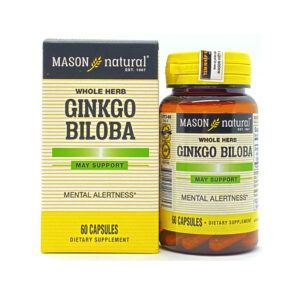 Ginkgo Biloba Mason Hộp 60 Viên - Hỗ Trợ Sức Khỏe Não Bộ