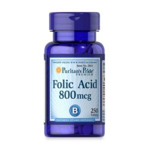 Folic Acid 800mcg Lọ 250 Viên – Dưỡng Chất Cho Mẹ Và Bé