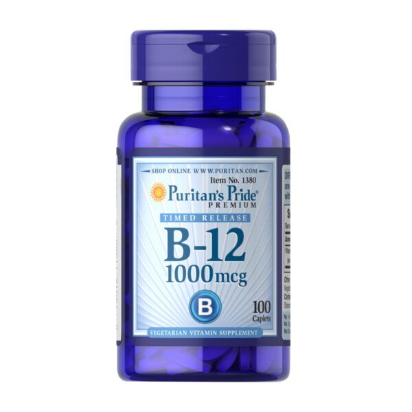 Puritan's Pride B12 1000mcg Lọ 100 Viên - Bổ Sung Vitamin B